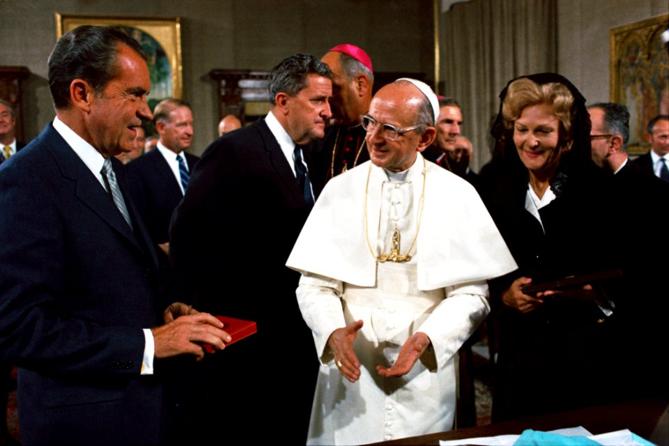 President Richard Nixon and Pope Paul VI