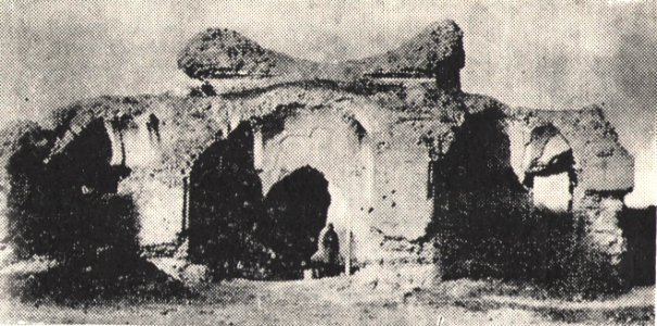 Ruins of Khan Palace in Ganja