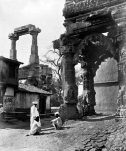 Ruins of the Rudra Mala at Siddhpur, Gujarat, retouched