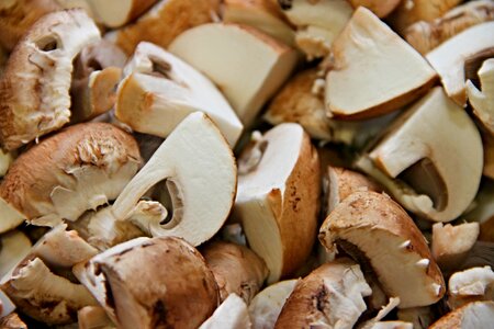 Brown cultivated mushrooms ingredient