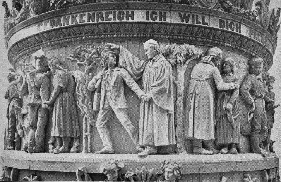 Rudolf Siemering - Germaniadenkmal Berlin 1871 Relief (1)