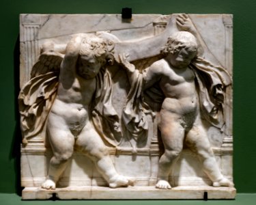 Relief Erotes with scythe MAN Venezia M9