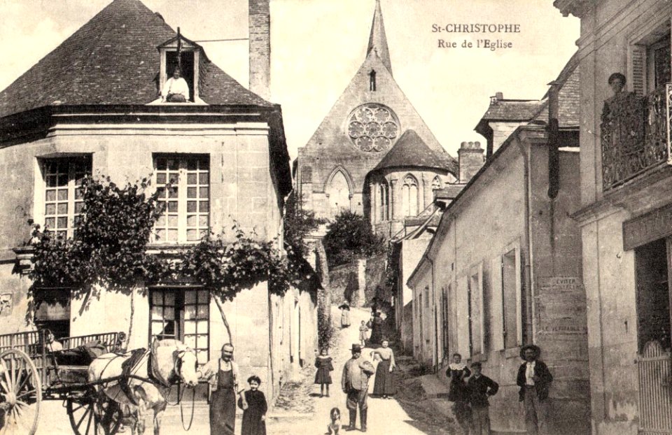 Rue-Eglise Saint-Christophe-sur-le-Nais