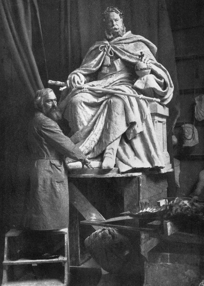 Rudolf Siemering - Leipzig Siegesdenkmal Kaiser Wilhelm