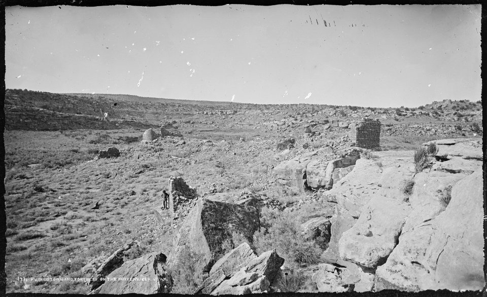 Ruins on Havenweep monument. Utah - NARA - 517117