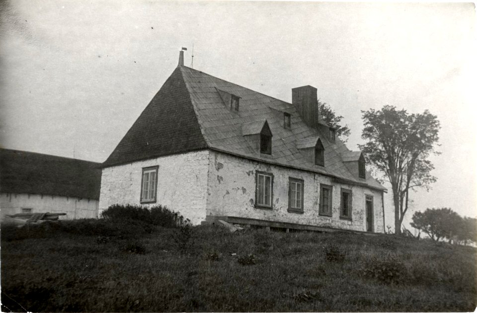 Saint-Laurent-de-l Ile-d Orleans - maison de Julien Gendreau, vers 1920