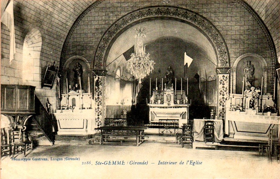 Sainte-Gemme - église 5