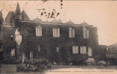 Saint-Loubès-chateau-labatut-façade-nord-1924