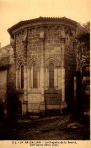 Saint-Emilion chapelle de la Trinité