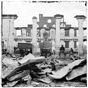 Ruins of richmond & petersburg railroad depot