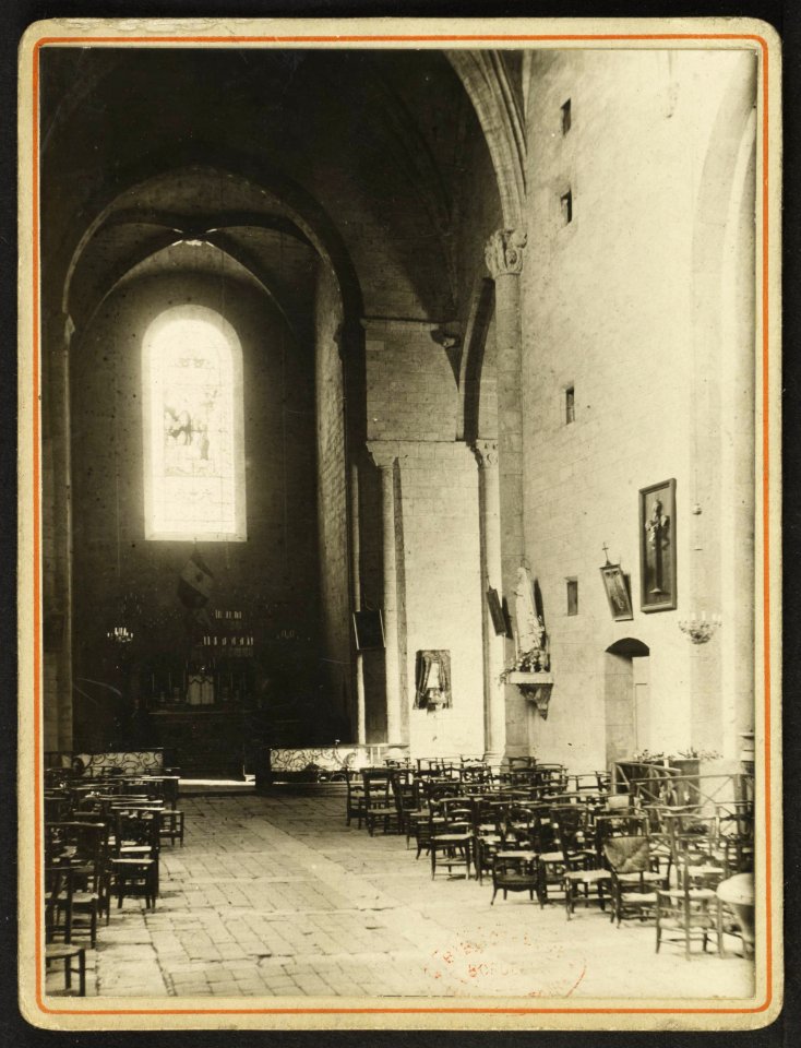 Saint-Mont (église de l'ancienne abbaye) - J-A Brutails - Université Bordeaux Montaigne - 1833