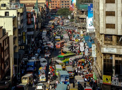 Matatu urban city photo