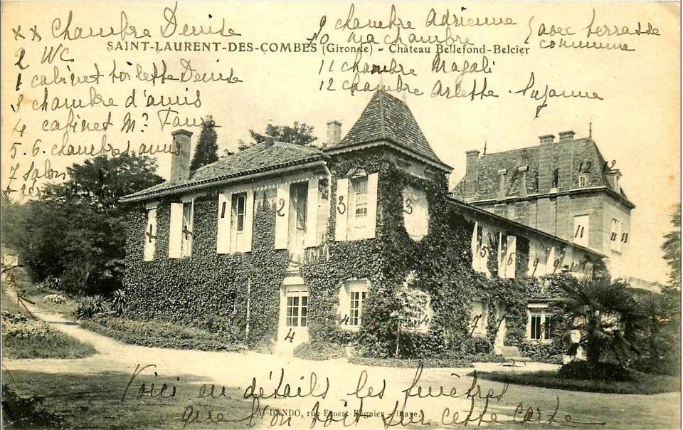Saint-Laurent-des-Combes - château Bellefond-Belcier 1