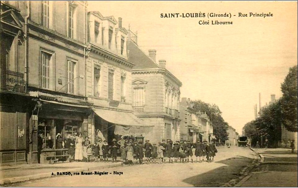 Saint-Loubès-rue-principale-cote-libourne
