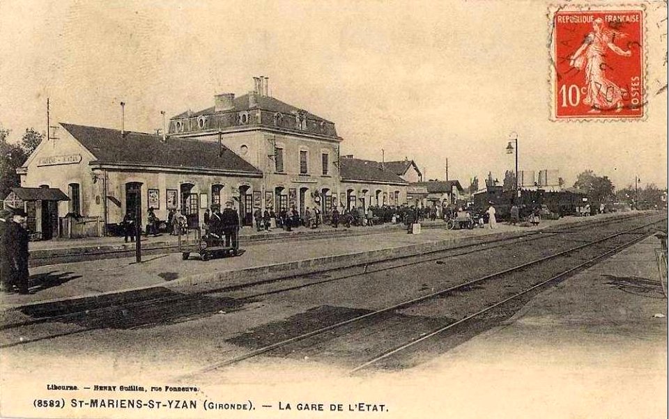 Saint-Mariens-Yzan - Gare quais 1