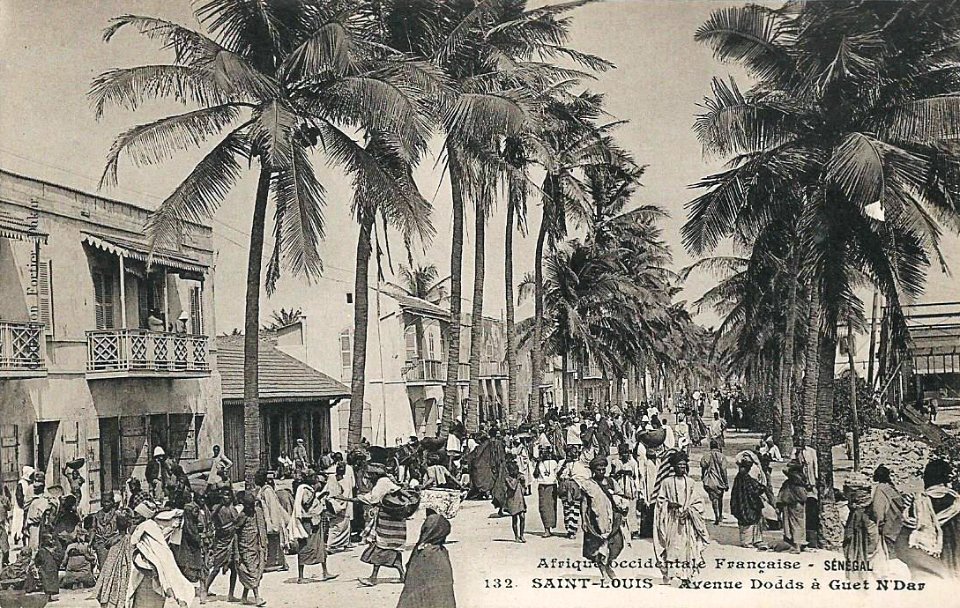 Saint-Louis-Avenue Dodds à Guet N'Dar (AOF)