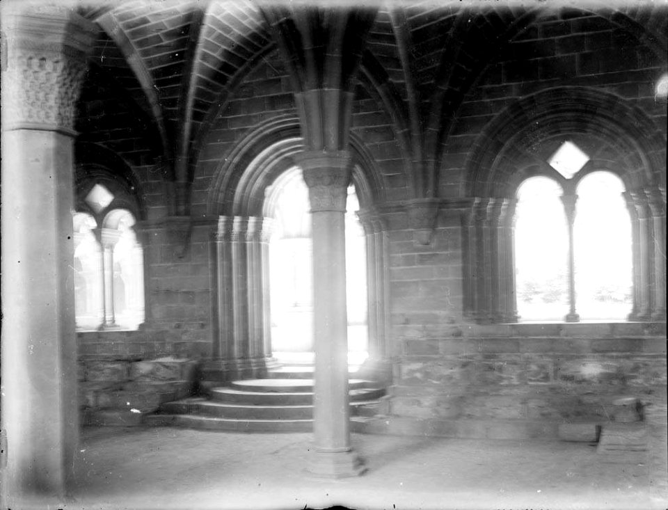 Sala capitular del monestir de Santes Creus (AFCEC RIBASV C 2693)