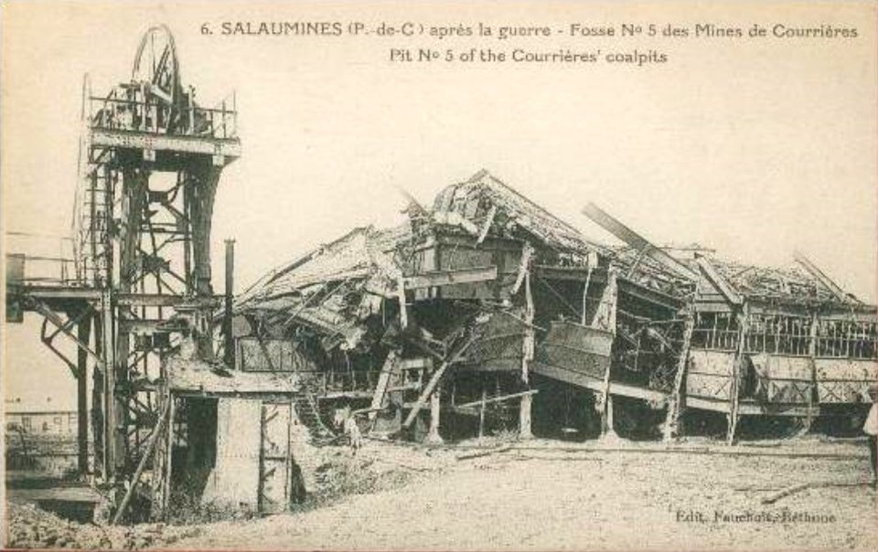 Sallaumines - Puits n° 4 après la Guerre