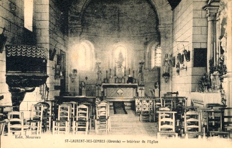 Saint-Laurent-des-Combes - église 5