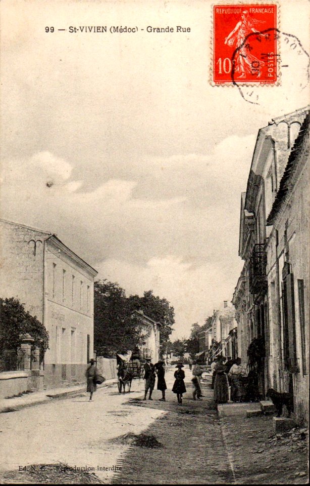 Saint-Vivien de Médoc - grande rue