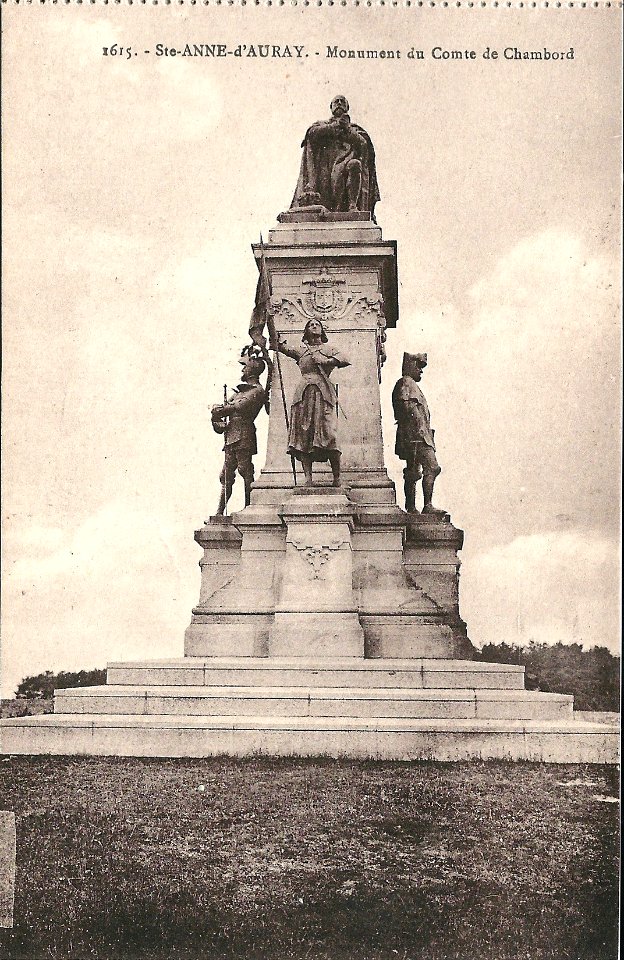 Sainte-Anne-d'Auray-FR-56-vers 1930-monument du comte de Chambord