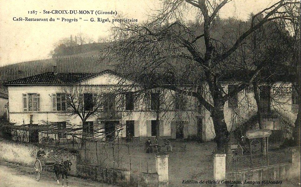 Sainte-Croix-du-Mont - restaurant Le progrès