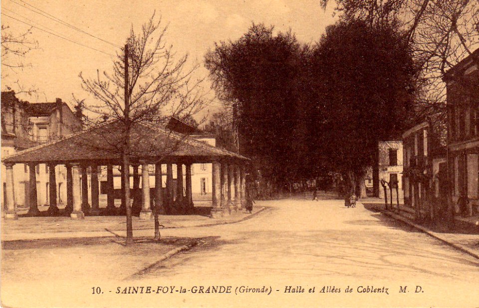 Sainte-Foy-la-Grande - allées de Coblentz 1