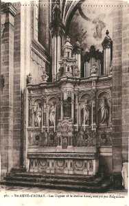 Sainte-Anne-d'Auray-FR-56-vers 1930-la basilique-intérieur-3