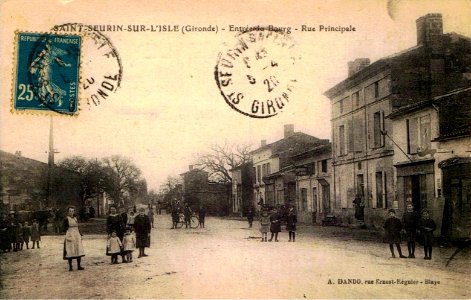 Saint-Seurin-sur-l'Isle - rue principale 1
