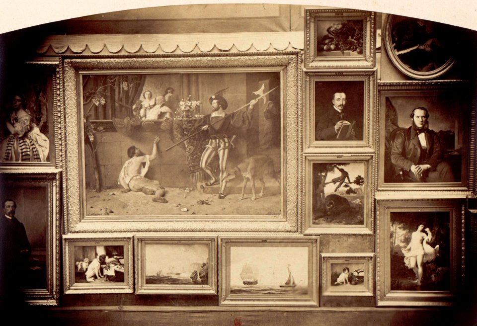 Salon of 1861 Pierre Ambroise Richebourg vue 45