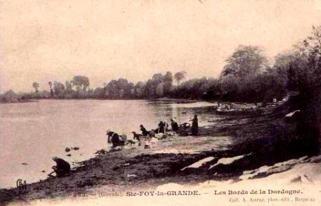 Sainte-Foy-la-Grande - bords de la Dordogne 5b