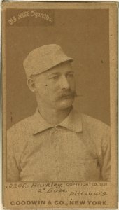 Sam Barkley, Pittsburgh Alleghenys, baseball card portrait LCCN2008675126
