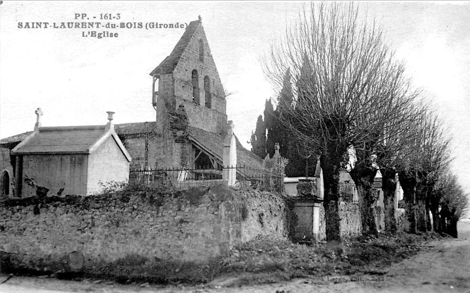 Saint-Laurent-du-Bois - église 1