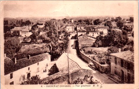 Salignac - vue générale 1