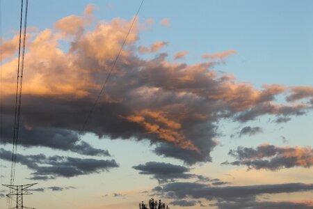 Line clouds sky photo