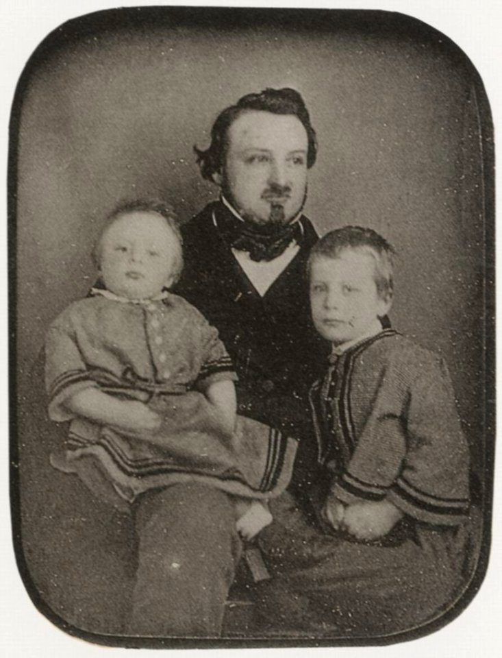 Schneider, Trudpert - Daniel Meyer-Merian mit seinen Söhnen Adalbert und Theodor, Basel (Zeno Fotografie)