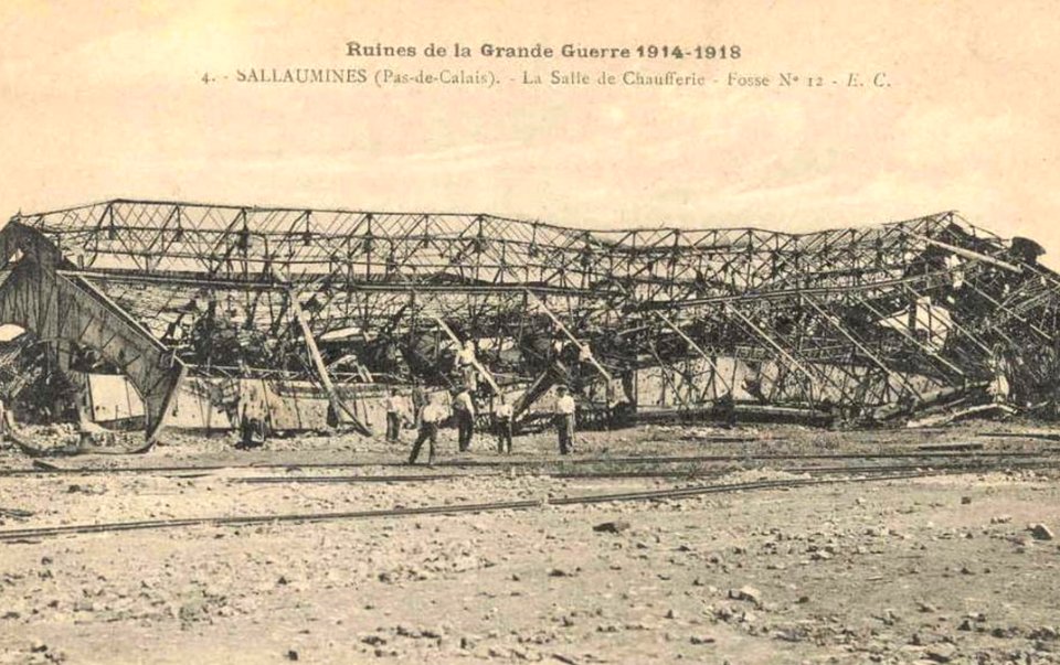 Sallaumines - La salle de chaufferie de la Fosse n° 12