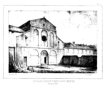 Sainte marie au bois chatelain 1857 facade occidentale
