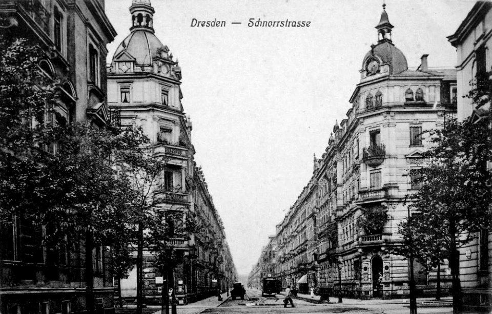 Schnorrstraße + Franklinstraße bella época Dresde