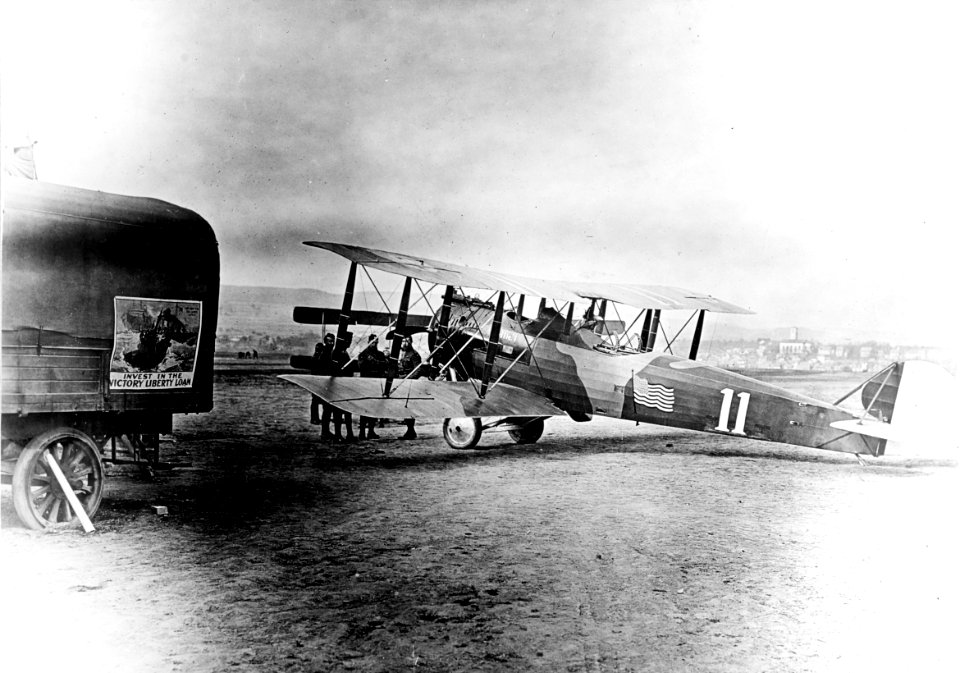 Salmson 2A2 of the US 1st Aero Squadron at Andernach, Germany in 1919