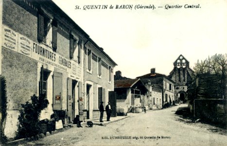 Saint-Quentin-de-Baron - bourg 1