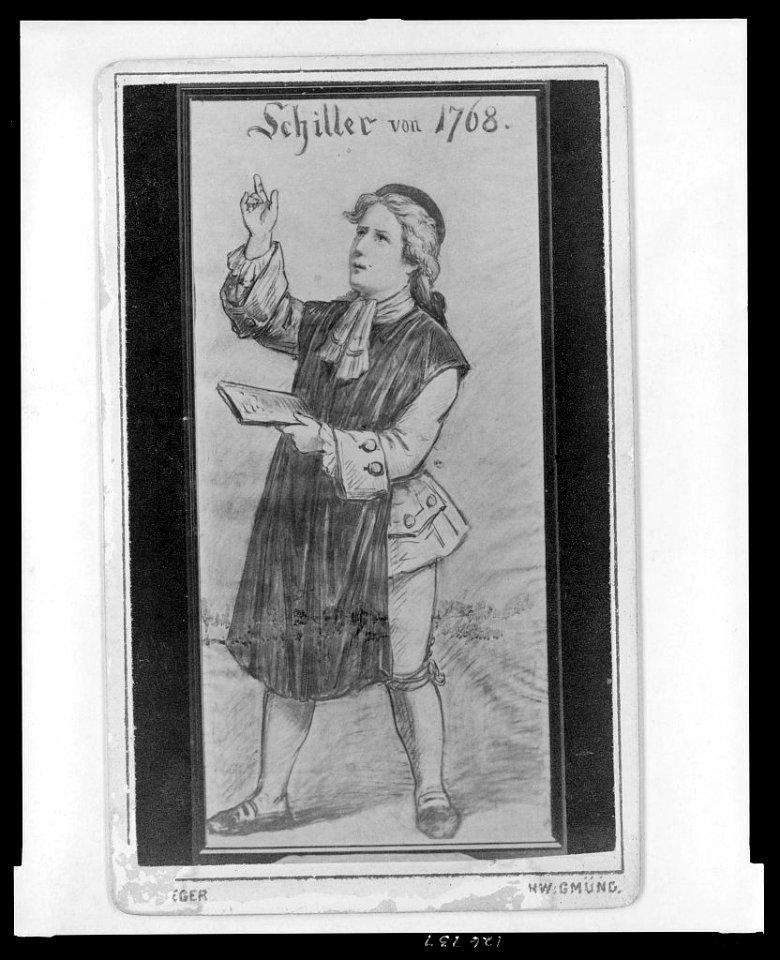 Schiller von 1768 - (C.Ja)eger, (Sch)w- Gmünd. LCCN2004678563