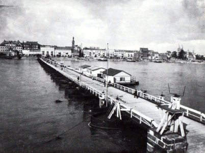 Schiffbrücke Koblenz 1896 photo