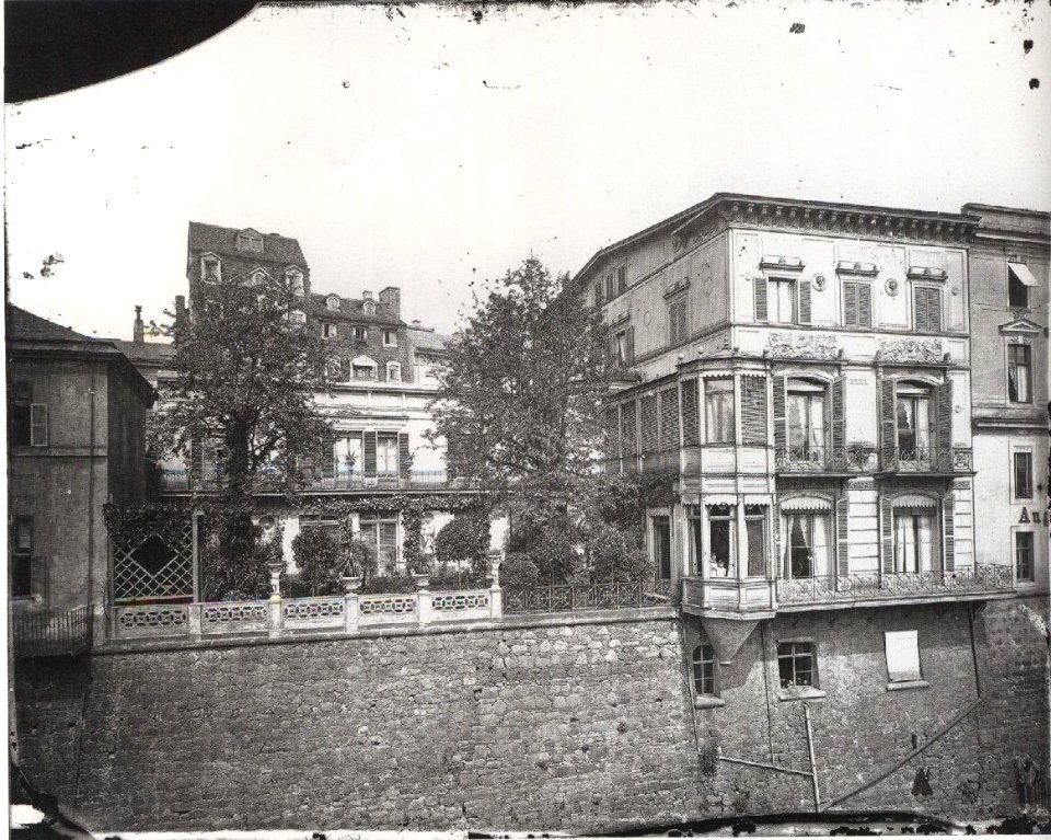Schlossgasse Suedseite Leipzig um 1900