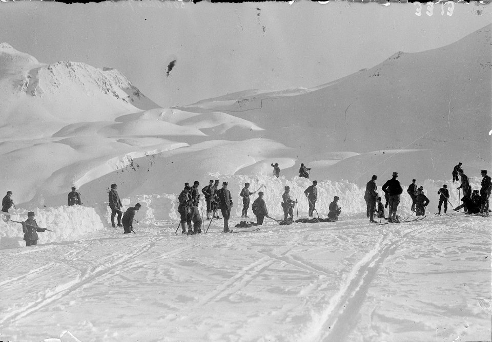Schanzarbeiten auf dem Umbrail - CH-BAR - 3237112