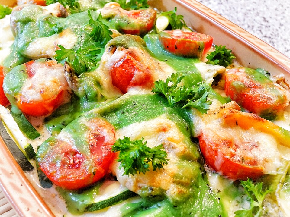 Gratin scalloped oven