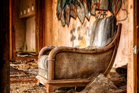 Furniture pieces old seat