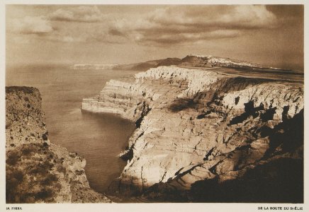 Santorin – De la route du St Élie - Baud-bovy Daniel Boissonnas Frédéric - 1919