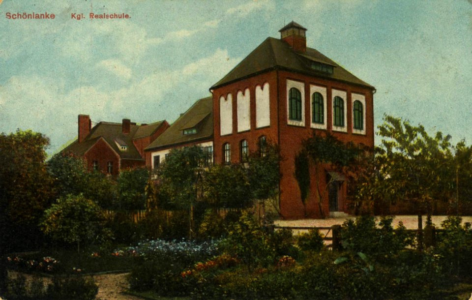 Schönlanke, Pommern - Kgl. Realschule (Zeno Ansichtskarten)