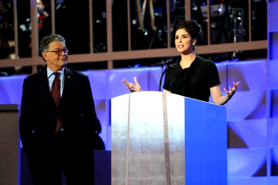 Sarah Silverman and Al Franken DNC July 2016